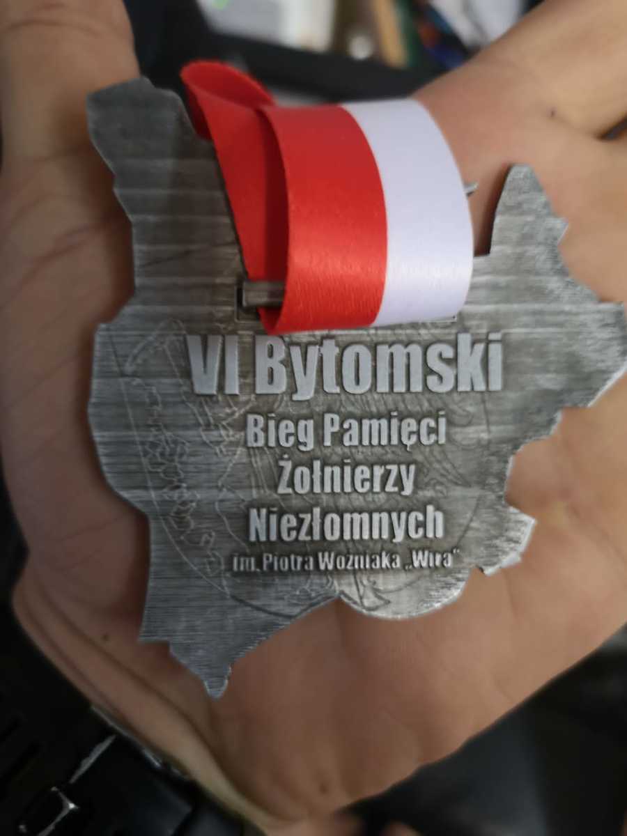 medal z biegu