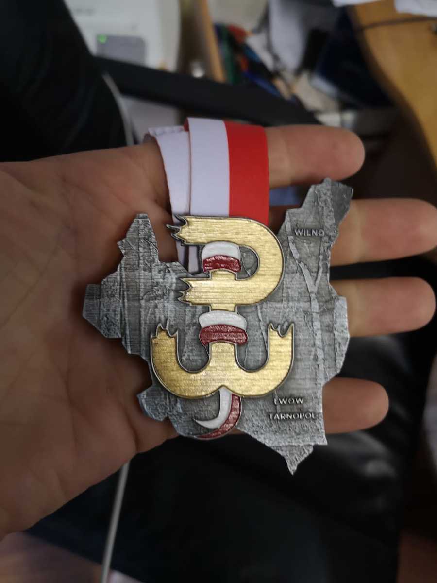 medal z biegu