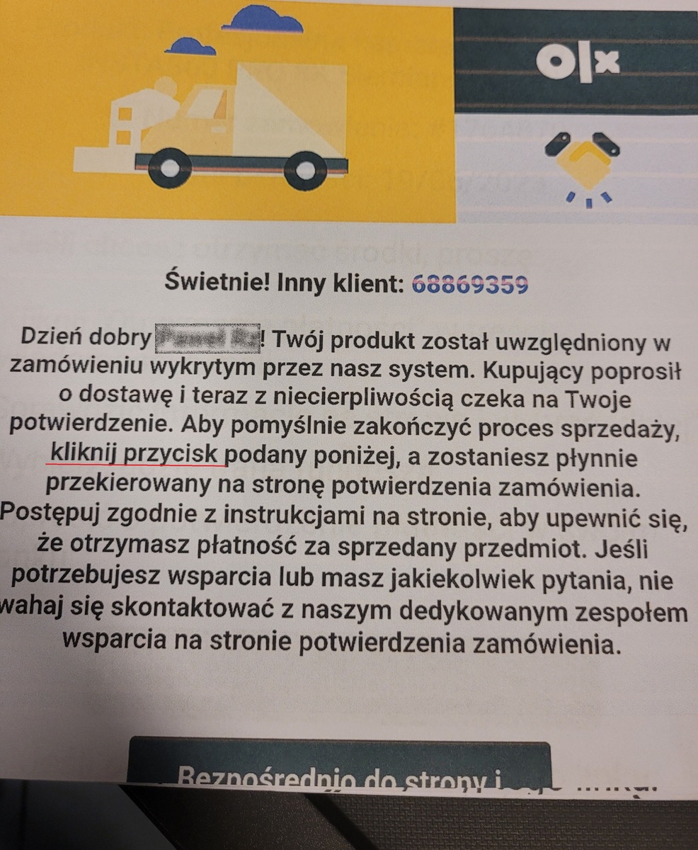 na zdjeciu fałszywa wiadomość