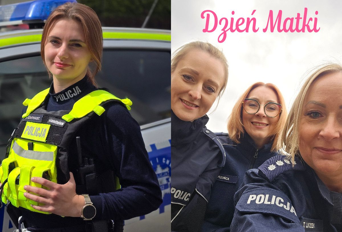 na zdjęciu policjantki- mamy