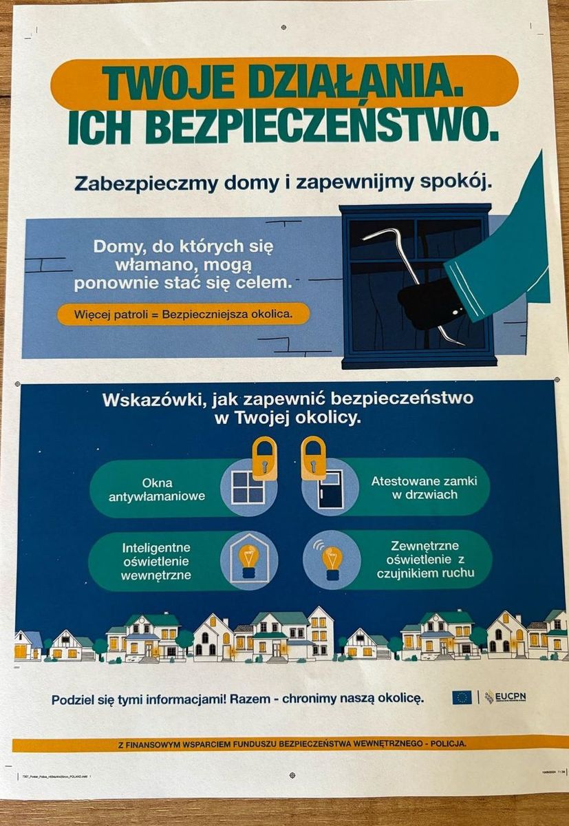 na zdjęciu ulotka