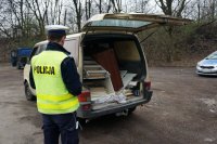 policjanci podczas działań