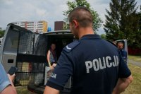 policjanci na festynie