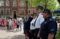 policjanci podczas imprezy profilaktycznej