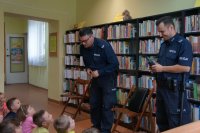 mundurowi na spotkaniu z dziecmi
