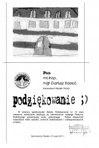 podziękowania