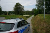 policjanci podczas patrolu