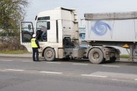 policjanci podczas działań