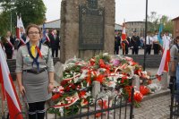 uroczystość złożenia kwiatów
