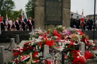 uroczystość złożenia kwiatów