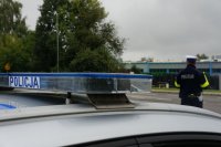 policjanci podczas działań