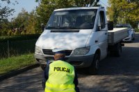 policjanci podczas działań
