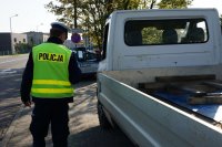 policjanci podczas działań