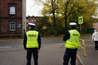 policjanci podczas działań