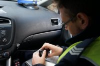 policjanci podczas działań