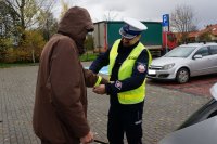 policjanci podczas działań