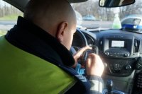 policjanci podczas działań