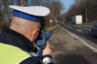 policjanci podczas działań