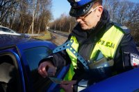 policjanci podczas działań