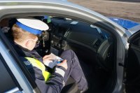 policjanci podczas działań