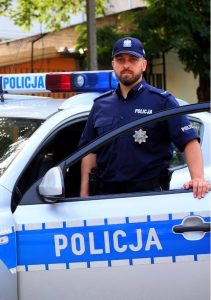 ranny policjant