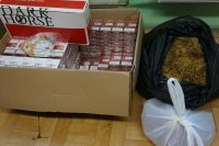 przejęty tytoń i papierosy