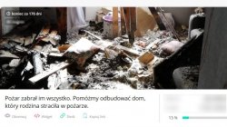spalony dom