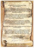 list z podziękowaniami