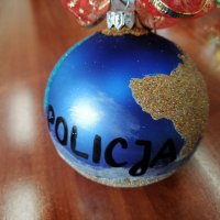bombka z napisem Policja
