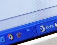 ikona banku na pasku monitora