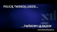 plakat z napisem Policję tworzą ludzie