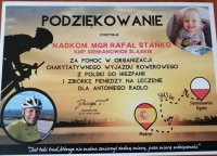 podziękowania dla Komendanta od Tomasza Dziergi
