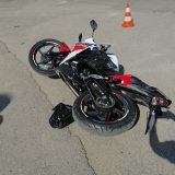 rozbity motocykl
