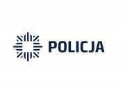 napis i logo Policja