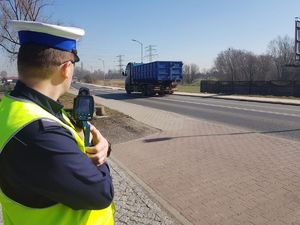 Policjant Wydziału Ruchu Drogowego