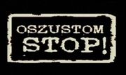 napis stop oszustom