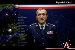 na zdjęciu Komendant Wojewódzki Policji w Katowicach