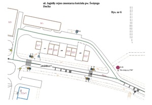 mapka przedstawiająca zmianę organizacji ruchu drogowego