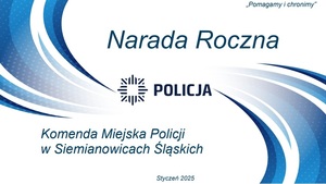 na zdjęciu grafika z napisem narada roczna