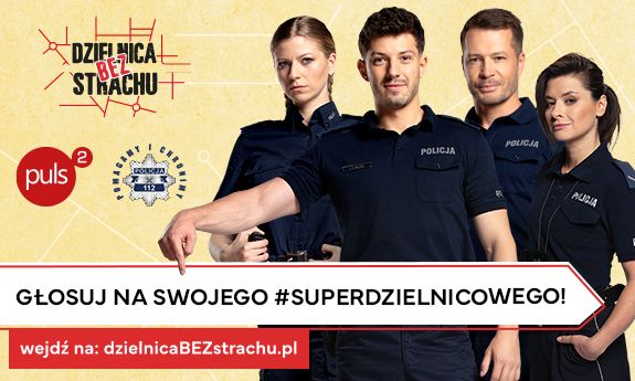 na zdjęciu plakat serialu Dzielnica Strachu