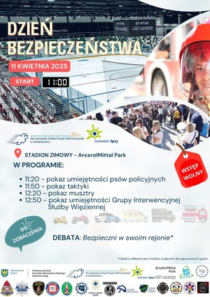 na zdjęciu plakat z Dnia Bezpieczeństwa