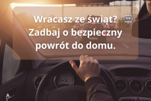 na zdjęciu kierowca w aucie