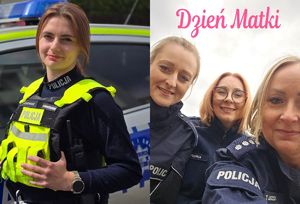 na zdjęciu policjantki- mamy