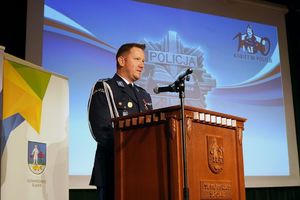 na zdjęciu przemawia I Zastępca KWP