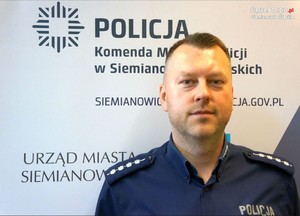 wizerunek dzielnicowego rejonu nr 11 aspirant sztabowy Szymon Ochmann