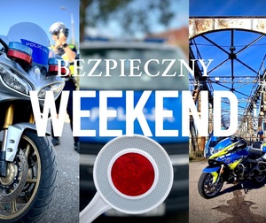 ilustracja odnosząca się do sierpniowego długiego weekendu i związanych z tym działań Policji