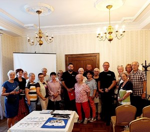 funkcjonariusze KMP Siemianowice Śląskie oraz uczestnicy wydarzenia