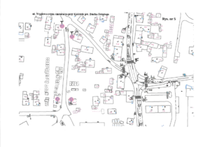 ul. Węglowa rejon cmentarza przy Kościele pw. Ducha Świętego