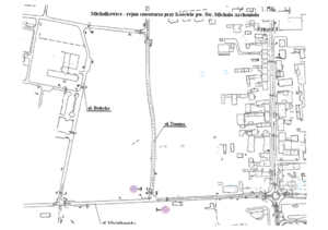Michałkowice - rejon cmentarza przy Kościele pw. Św. Michała Archanioła