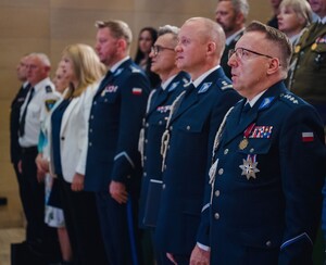 Na zdjęciu widać gości honorowych oraz komendantów